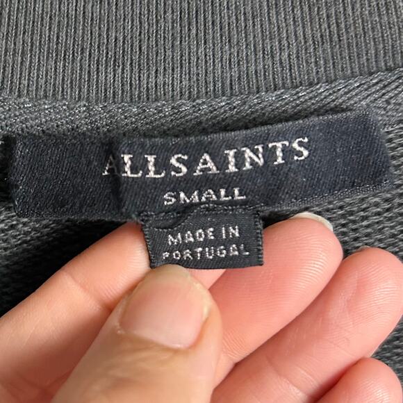 ALLSAINTS sweatshirt women's Small tiger oversized Y2k Animal Graphic print - Picture 6 of 8